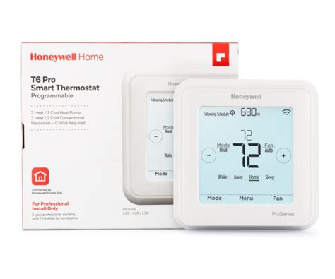 Honeywell T6 Pro Wifi Smart Programmable Wifi Thermostat Alarm Grid