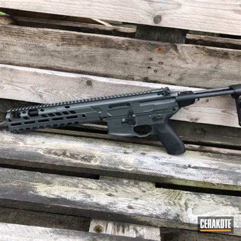 Sig Mcx Airsoft Replica Coated In Sig™ Dark Grey Cerakote