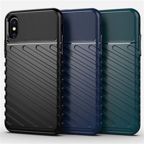 Thunder Series IPhone X XS Deksel Svart Teknikkdeler No