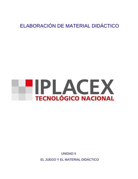 PDF ELABORACIÓN DE MATERIAL DIDÁCTICOcursos iplacex cl CED EMD2007 S4