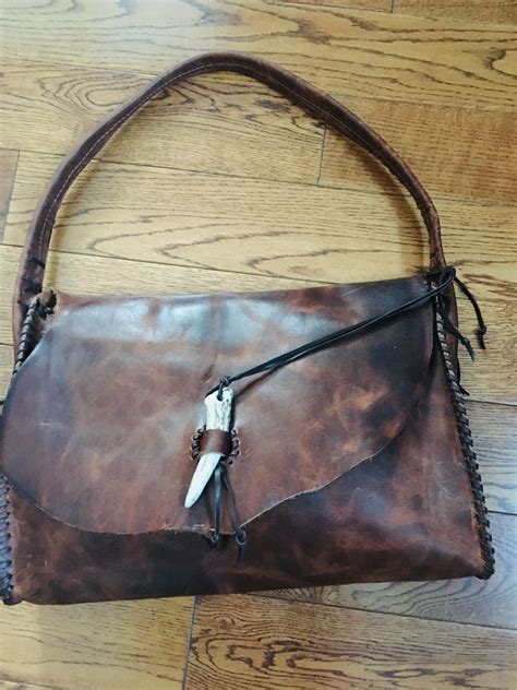 Rustic Oil Tanned Leather Bag But Celestialdesignsny Rustic Leather Bag Tan Leather