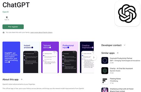 Chatgpt Android App Available For Pre Registration