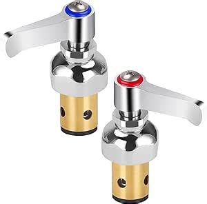 Hot Cold Side Spindle Assembly For T S Brass Faucet Handle Stem Assembly Fit For Eterna Valve