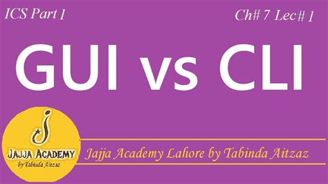 Types Of User Interface Gui Vs Cli Graphical User Interface Command