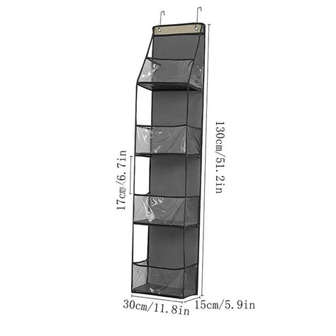 Bộ sắp xếp treo 4 6 lớp Chống bụi treo có móc và nắp Bộ sắp xếp lưu