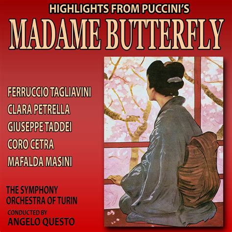 Puccini Madame Butterfly Highlights Lbum De Clara Petrella