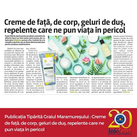 Publicația Tipărită Graiul Maramureșului Creme de faţă de corp