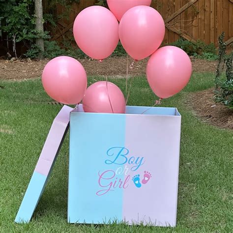 Gender Reveal Box Etsy