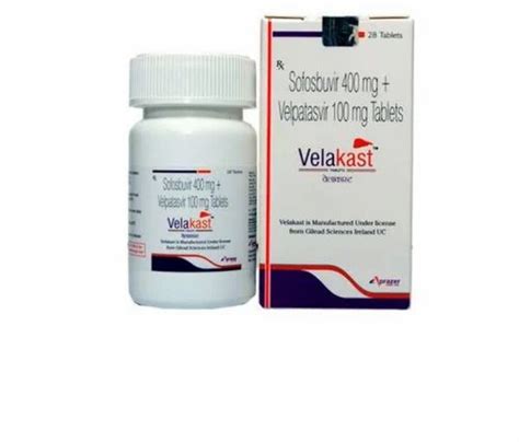 Natco Pharma Velakast Tablet Sofosbuvir Velpatasvir Mg Mg