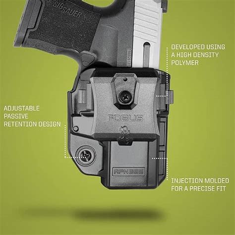 Fobus Apn Series Concealed Carry Holster For Sig Sauer P365 Appendix Iwb Belt Clip Owb Paddle