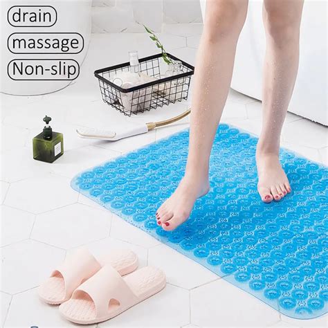 Tapis De Bain Extra Long Massage X Cm S Curit Douche Baignoire