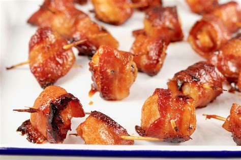 Bacon Wrapped Water Chestnuts 3 Ingredient Recipe Miss In The Kitchen