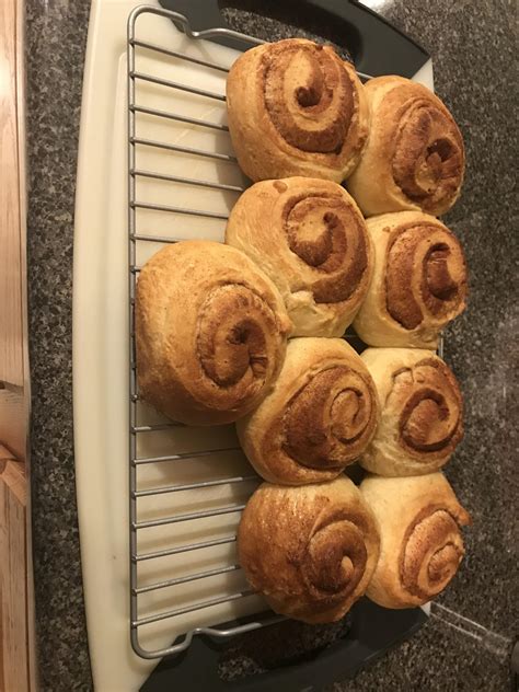 Slowly Getting Better At Cinnamon Rolls R Breadit