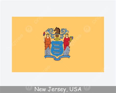 New Jersey Usa State Flag Usa Vector Geography Vector, Usa, Vector ...