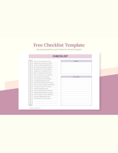 Free 20 Readiness Checklist Samples In Pdf