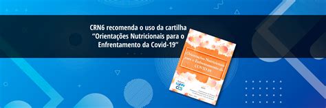 Crn Recomenda Uso Da Cartilha Orienta Es Nutricionais Para O