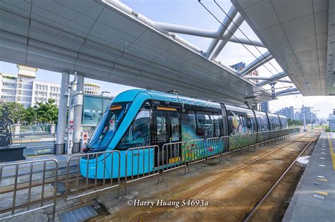 Harry54693a淡水淡海輕軌藍海線v28台北海洋大學站輕軌運輸系統新北捷運公共運輸交通運 Flickr