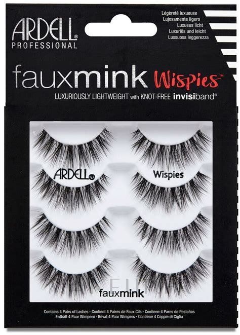 Faux Cils 4 Paires Ardell Faux Mink Multipack Wispies Makeup Fr