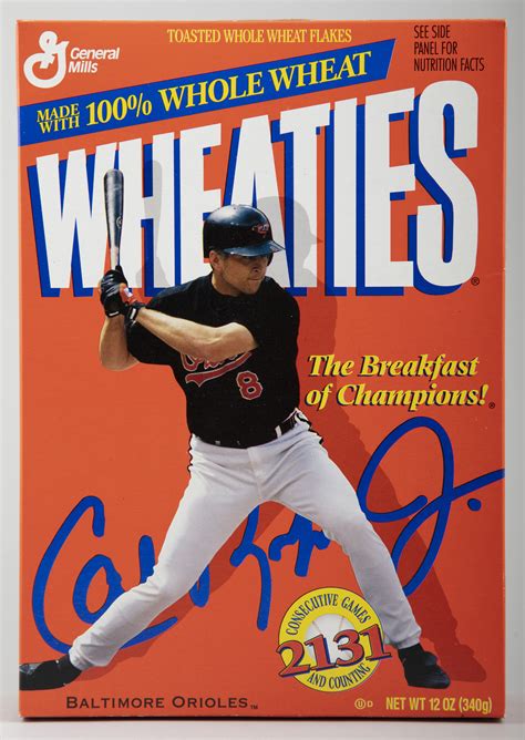 Cal Ripkin Jr Wheaties Box Maryland Center For History And Culture