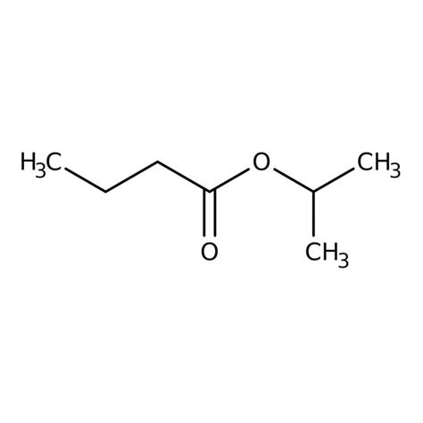 Isopropyl Butanoate Structure
