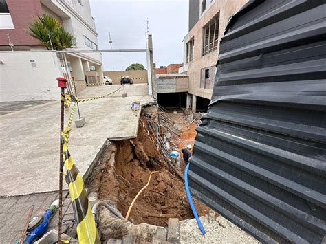 Muro De Pr Dio Em Constru O Desaba Na Zona Sul De S O Jos Dos Campos