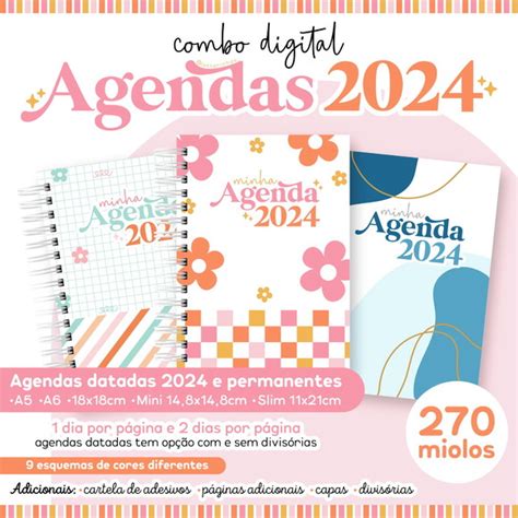 Arquivo Digital Agenda Escolar Cod 118 Elo7