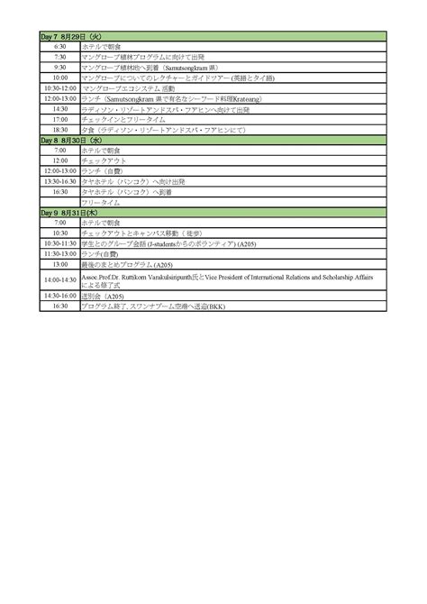 【グローバル支援金適用】2023年度文化体験プログラム（タイ・現地渡航型）参加者募集について ニュース 大阪工業大学