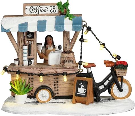 Luville Kerstdorp Miniatuur Coffee To Go L14 X B8 X H11 Cm Bol