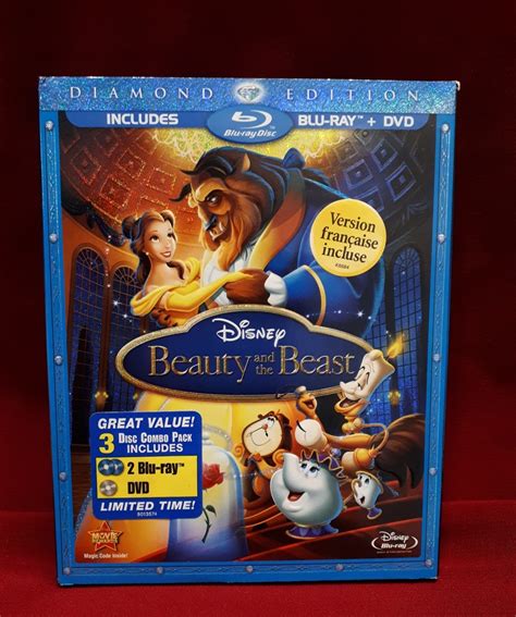 Disney Beauty And The Beast Diamond Edition Bluray Dvd Avenue