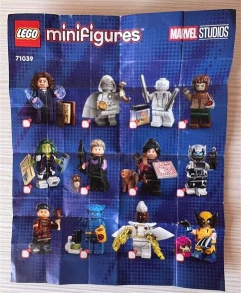 Genuine LEGO Marvel Studios Series 2 Minifigures 71039 Factory Sealed