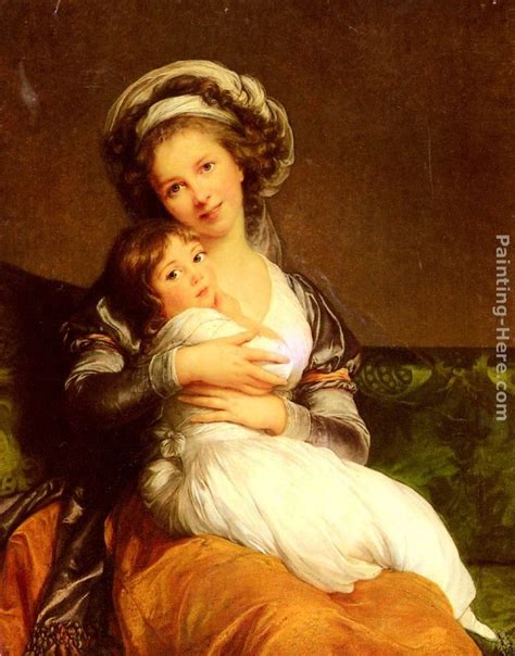 Elisabeth Louise Vigee Le Brun Madame Vigee Lebrun Et Sa Fille Jeanne