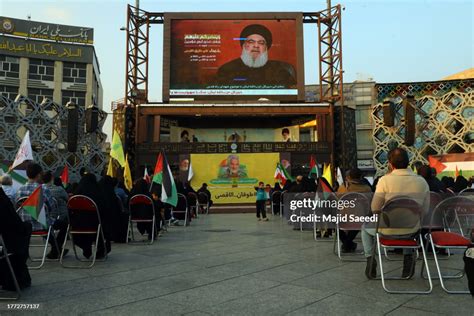 People In Iran Listen To The Speech By Hezbollah Leader Hassan News Photo Getty Images