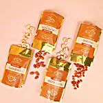 Buy Send Healthy Treat Premium Dry Fruits Diwali Hamper With Diya