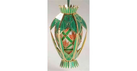 Holiday Heirlooms Ornaments Lismore Grande Emerald Egg Boxed By