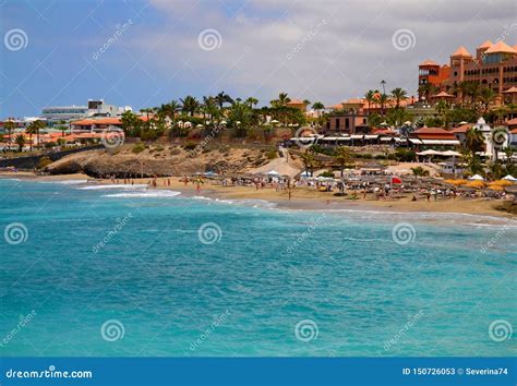 Beautiful Coastal View of El Duque Beach in Costa Adeje,Tenerife,Canary ...