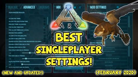 The Best Ark Singleplayer Settings And Mods March 2020 Guide Works