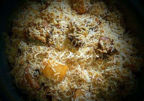 Kolkata Style Chicken Biryani Recipe By Disha Dsouza Cookpad