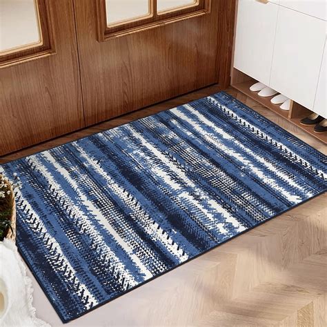 GlowSol Small Area Rug 2x3 Washable Geometric Doormat Bohemian