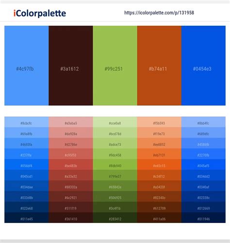 1 Latest Color Schemes with Cedar And Fiery Orange Color tone ...