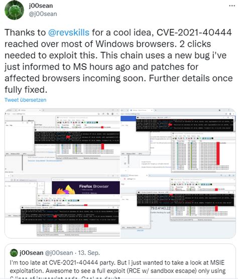 Patchday Nachlese Sept 2021 Update Zur MSHTML Schwachstelle CVE 2021