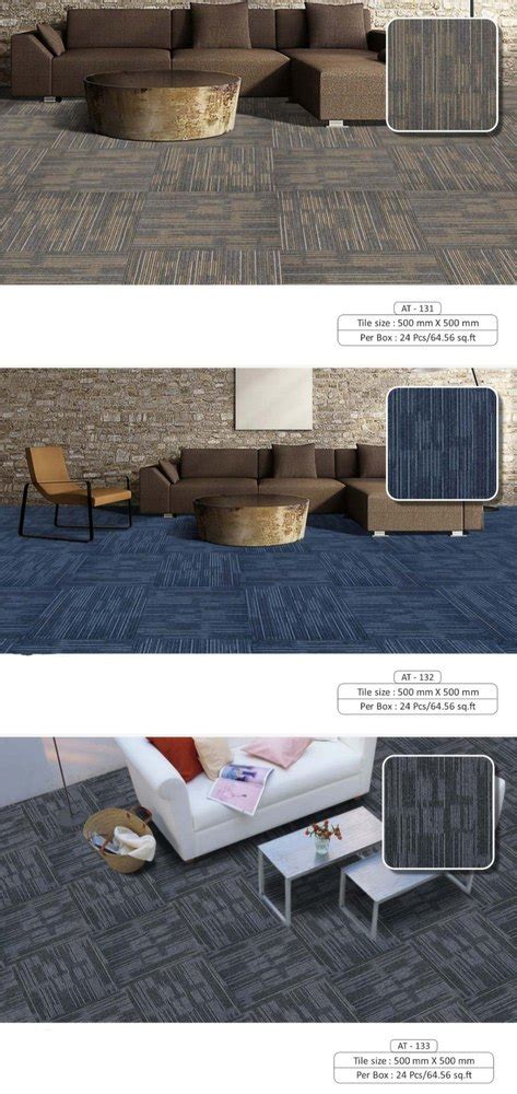 Polypropylene Modular Carpet Tiles Size X Feet X Mm At Rs