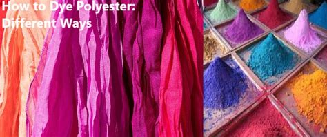 Can You Dye Polyester Fabric Find Out How To Dye Polyester