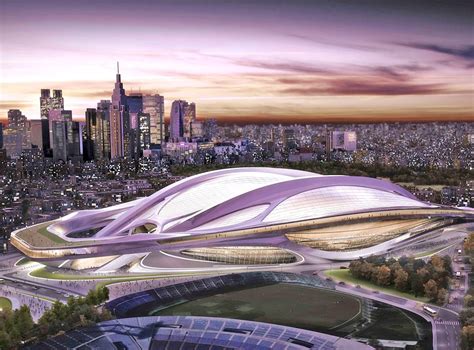 Architect Zaha Hadids £2bn Stadium For The 2020 Tokyo Olympics Branded