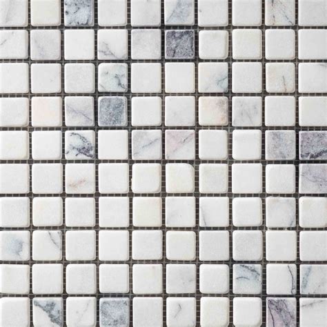 White And Grey Marble Mosaic Tile