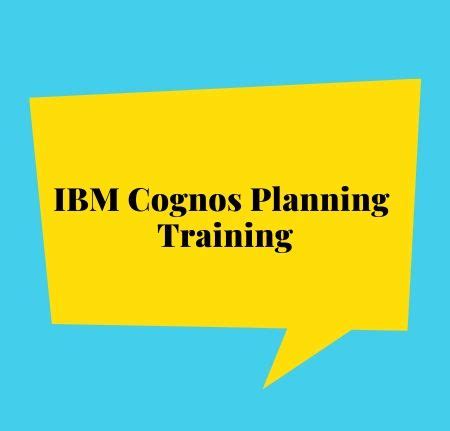 IBM Cognos Planning Training IDESTRAININGS