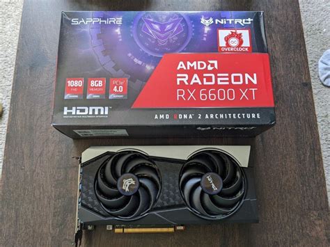 Sapphire Nitro Amd Radeon Rx 6600 Xt Gddr6 8gb Graphics Card