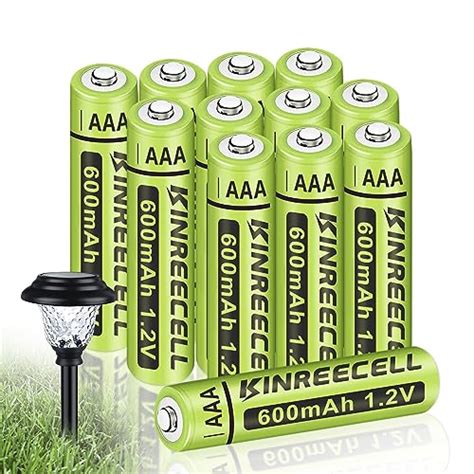 Kinreecell Rechargeable Aaa Batteries Ni Mh Triple A Solar Batteries