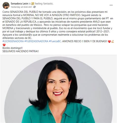 Top 77 Imagen Senadora De Morena Baja California Abzlocal Mx