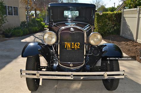 Model A Sport Coupe Excellent Prior Restoration Tampa Red On Black Ca