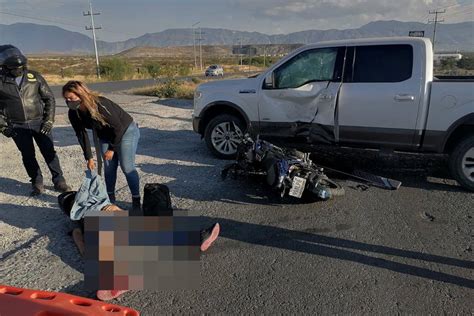 Quita Derecho De Paso A Motociclista Y Provoca Choque En Ramos Arizpe